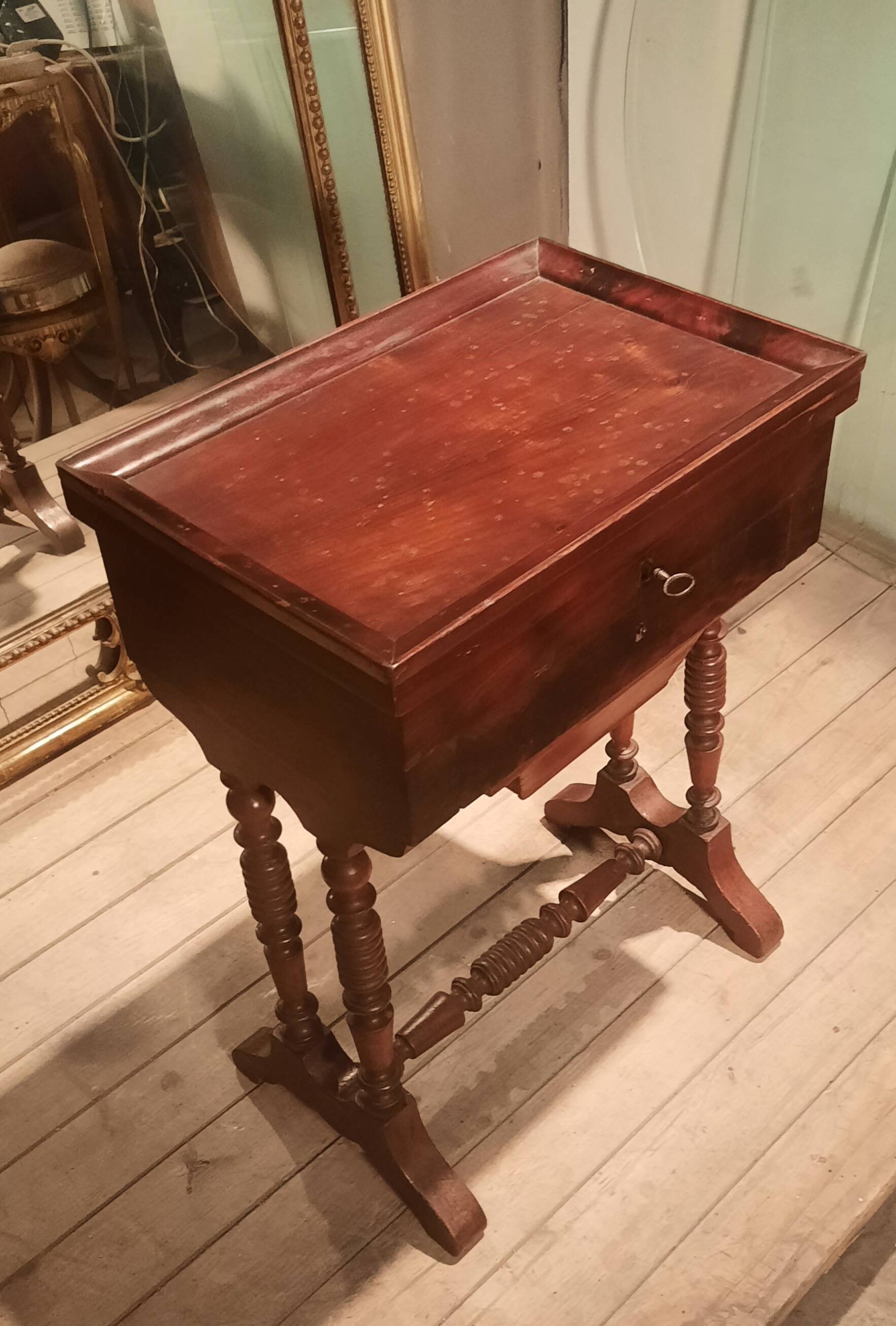 19th-century mahogany storage furniture