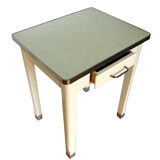 Table with drawer of 1950