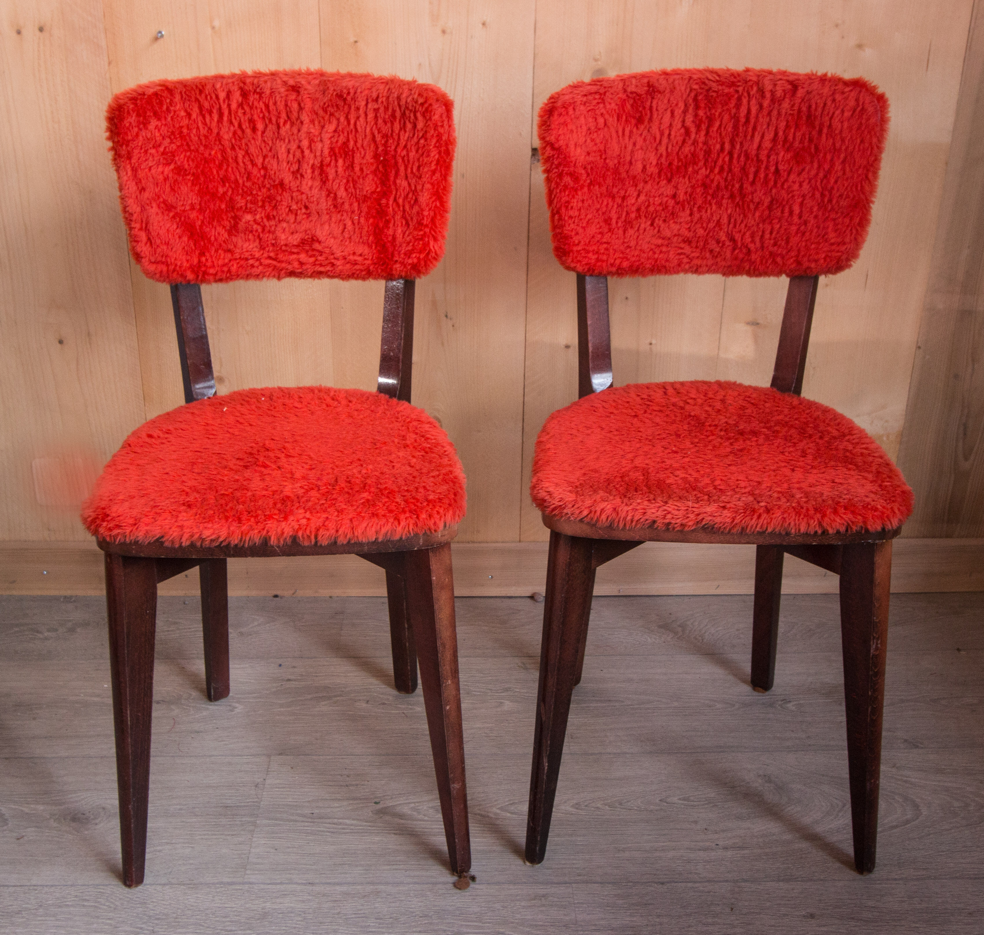 Pair of 60s vintage Bistro chairs