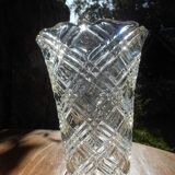 Vase en verre ciselé année 50