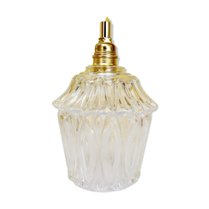 Baladeuse tulipe vintage en verre