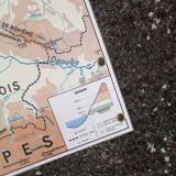 Old MDI Map of Germany Vintage Physical and Political.