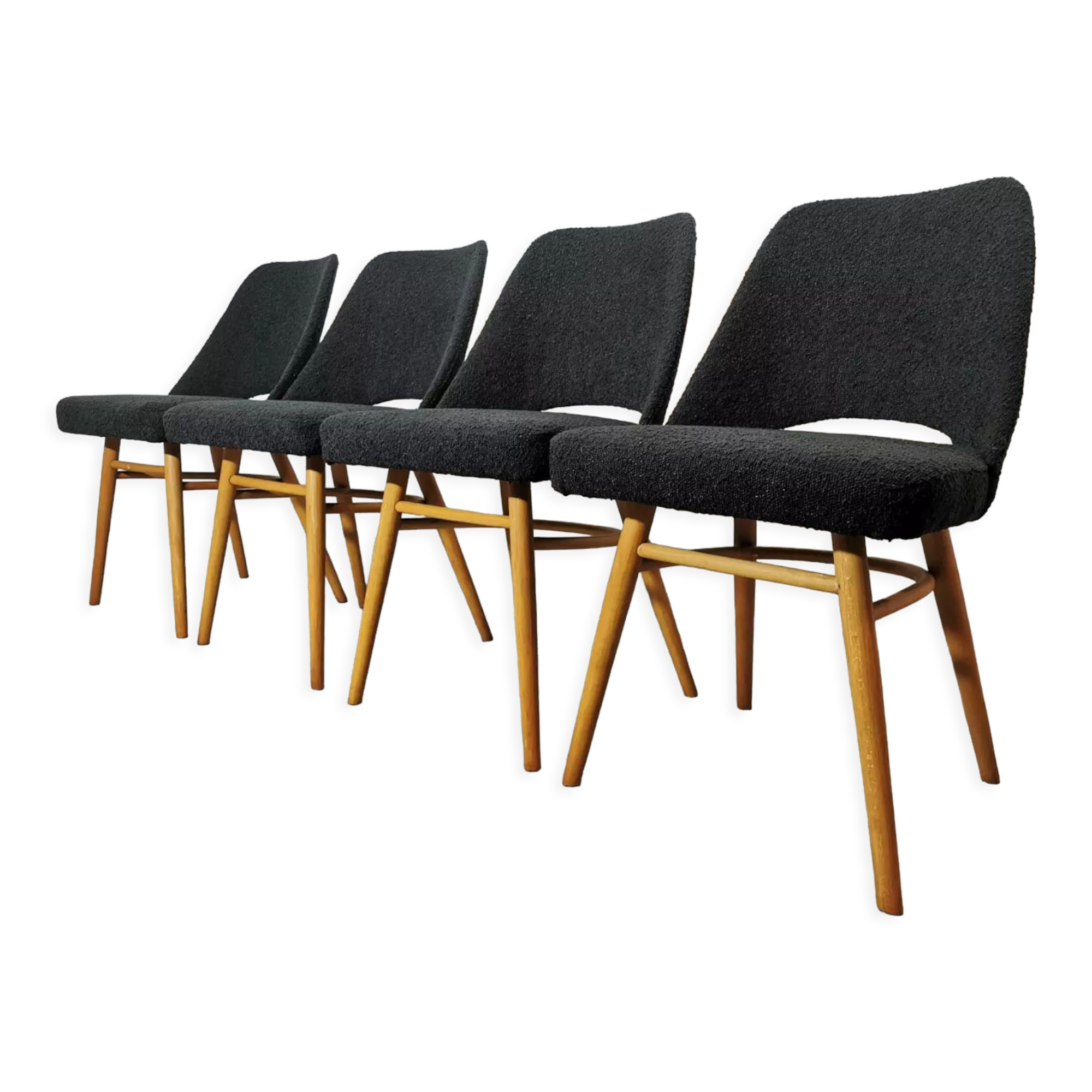 Restored dining chairs by Oswald Haerdtl