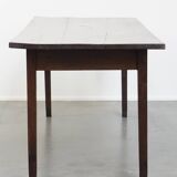 Antique Early 19th Century English 6-Person Dining Table with Walnut Top