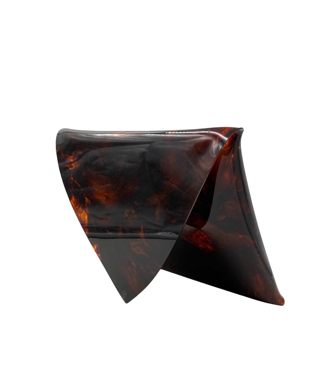 Hollywood regency mail shaped magazine rack, Ta.Ni.No Italy 1970s