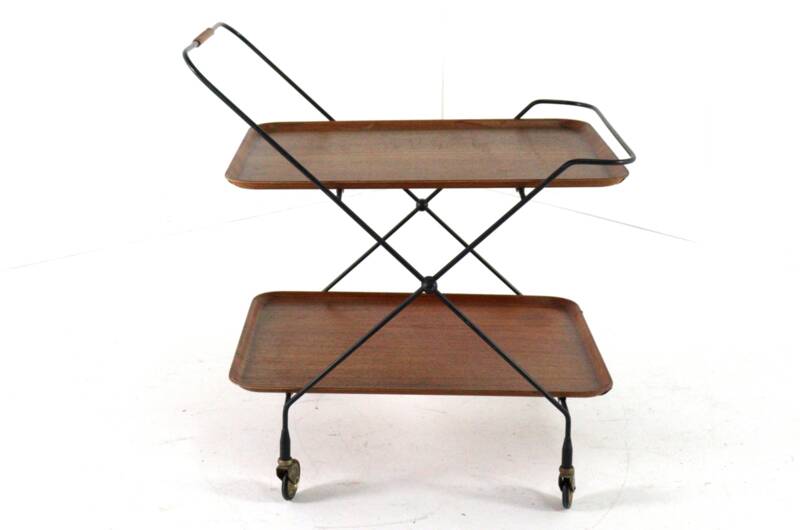 Paul Nagel for JIE Gantofte trolley - mid century design