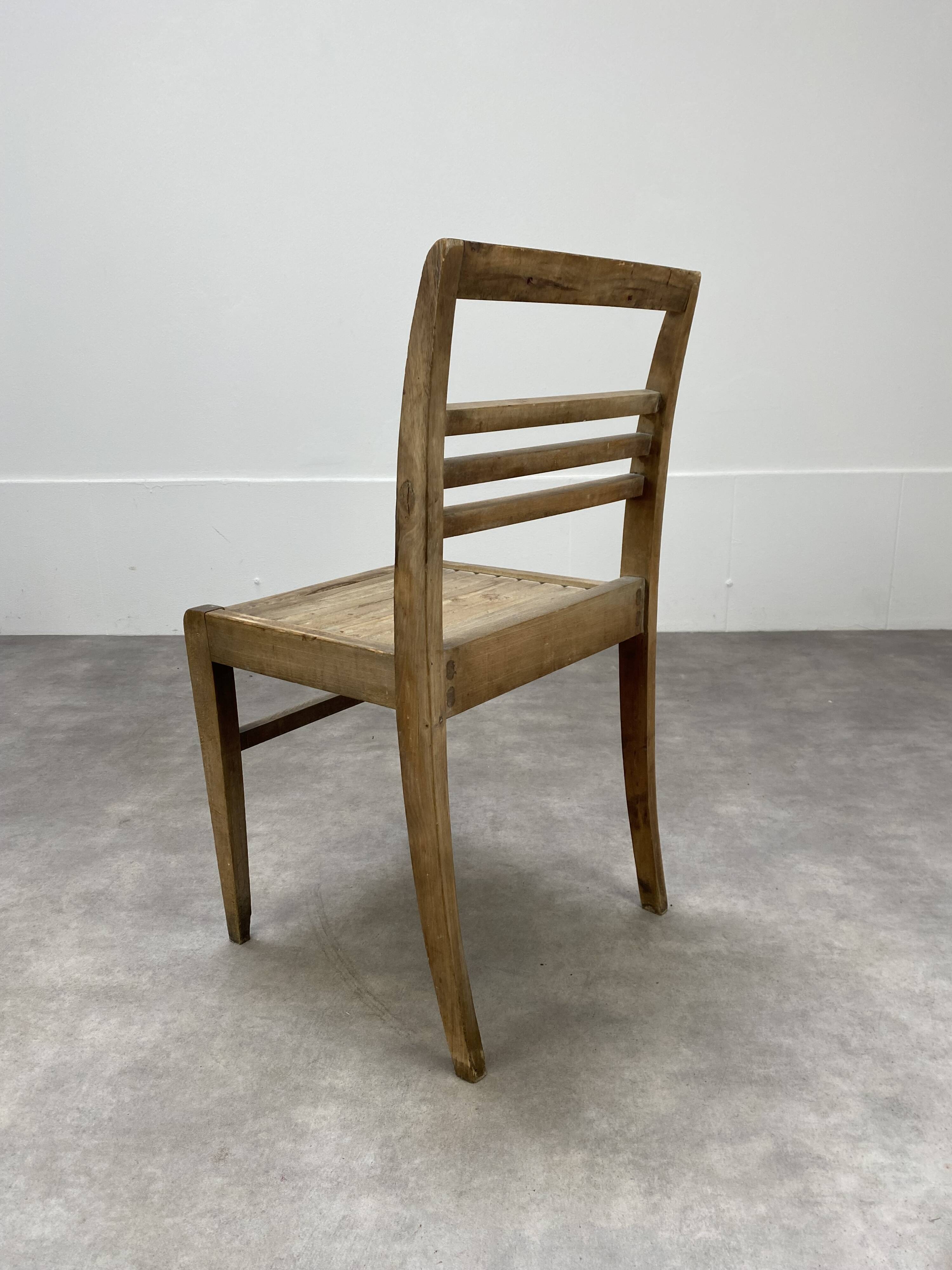 Chair René Gabriel design Reconstruction 50s