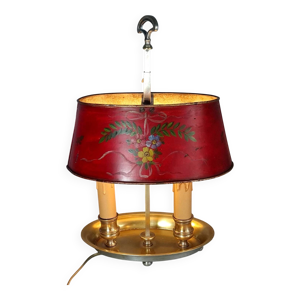 Ancienne lampe bouillotte - bronze