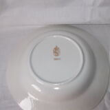 Lot of 5 hollow plates luneville pink model