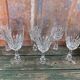 Lot de 6 verres à vin en cristal d'Arques Pompadour