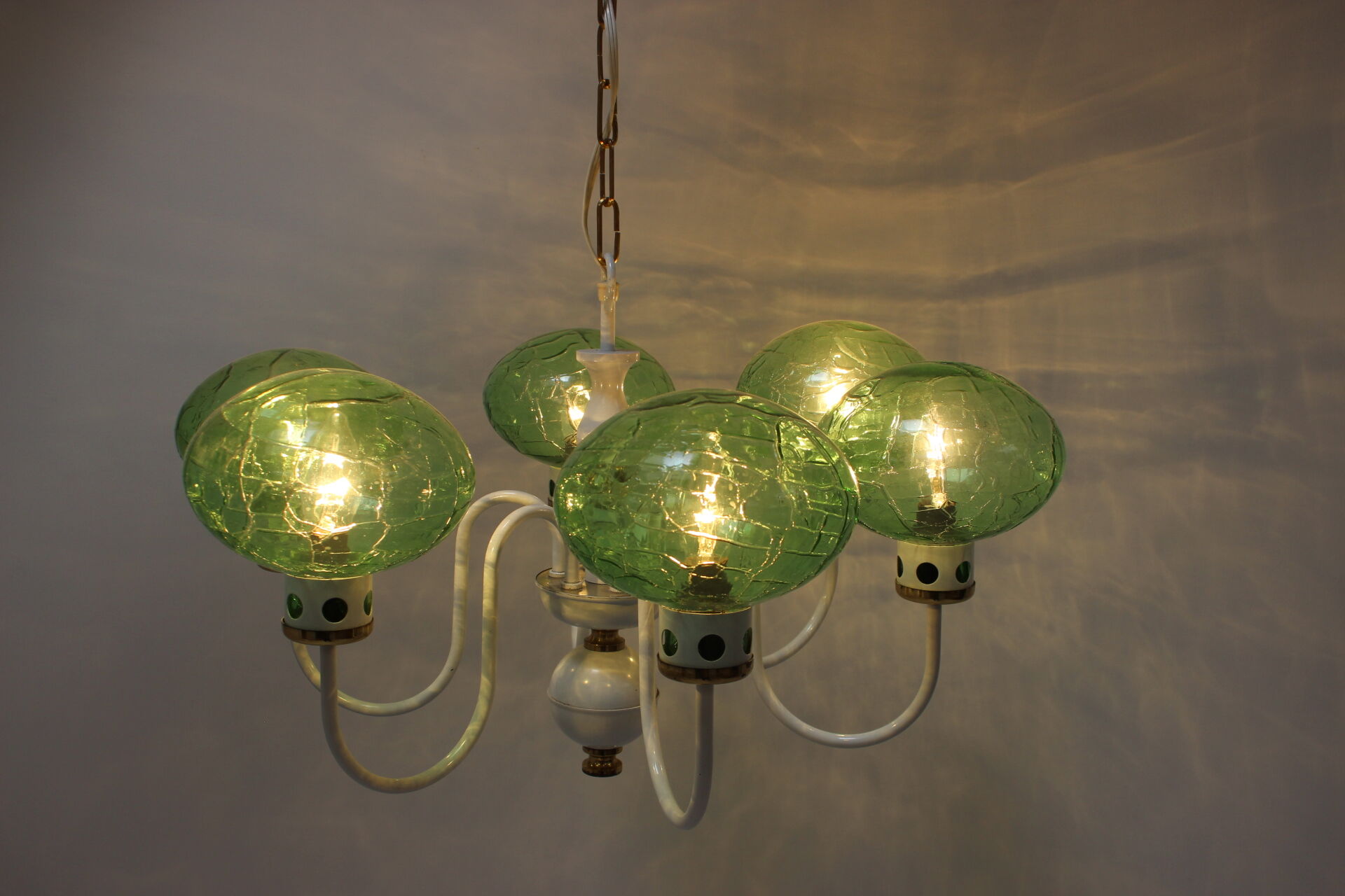 Mid-Century Chandelier by DRUKOV, 1970s