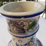 Large old ceramic vase signed