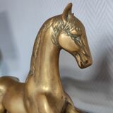 Brass horse