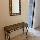 Console with its mirror