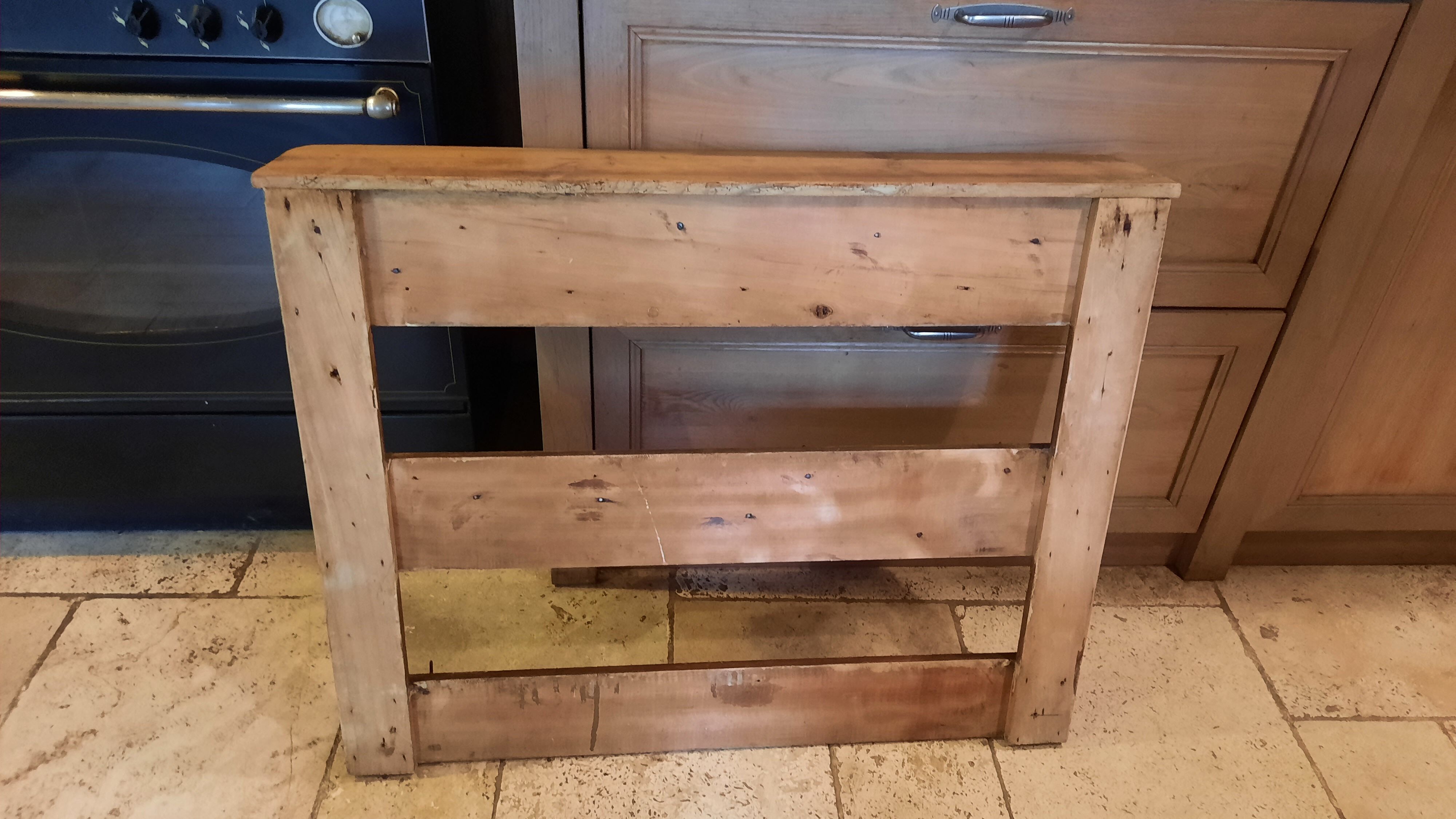 Pan holder and utensils