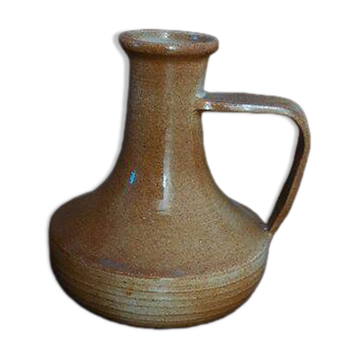 Carafe or candlestick Montgolfier stoneware 1970 vintage