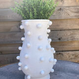 Large white vase