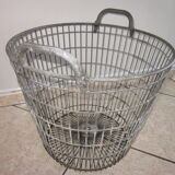 Old zinc basket
