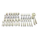 Ménagère métal argenté, 38 pièces Orfèvre Apollo, Art Déco, années 20/30
