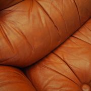 Canapé en cuir rouge, design italien, années 1970, fabricant : PelleRossi