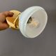 Vintage blue opaline lampshade wall lamp