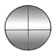Grand miroir rond, acier chromé, par Vittorio Introini pour Saporiti, 1970