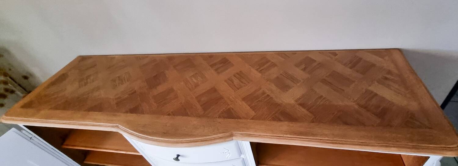 Louis XV style oak sideboard