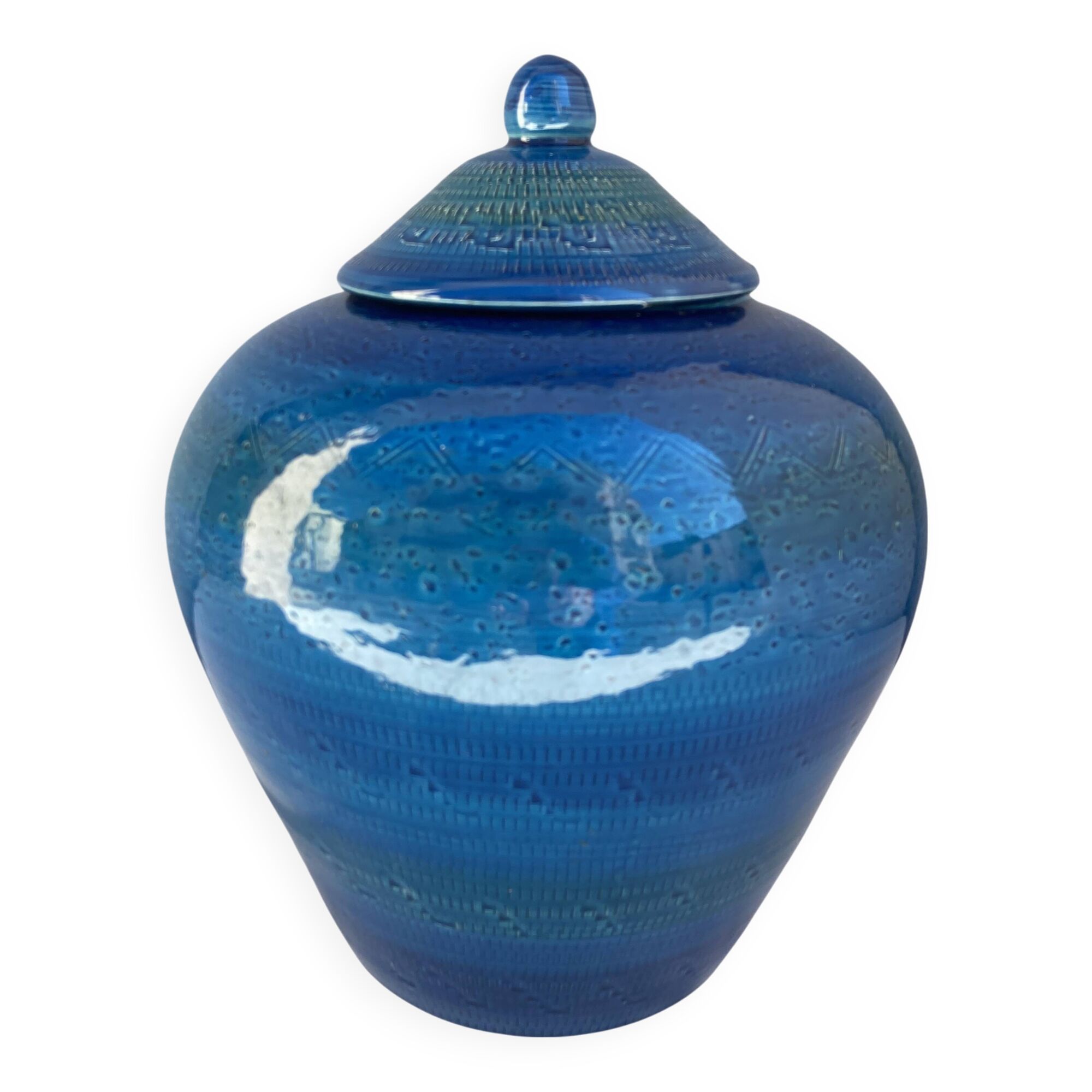 Bitossi ceramic lidded pot