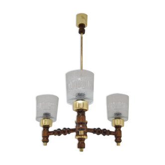 Mid-century Chandelier by Jilove u Decina,1970‘s