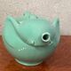 Green vintage elephant teapot