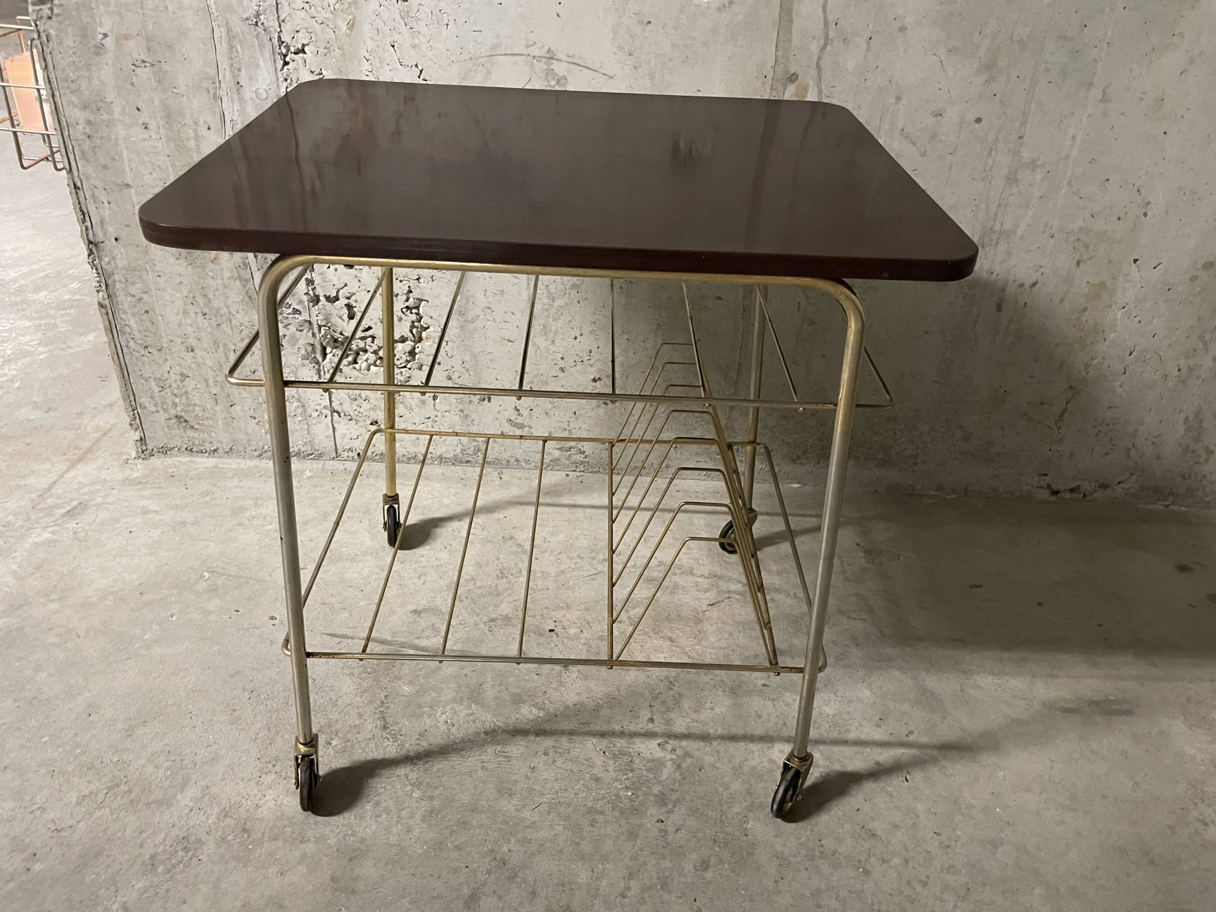60s hifi trolley