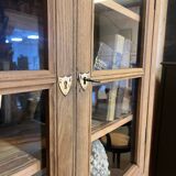 Two-part buffet in raw oak