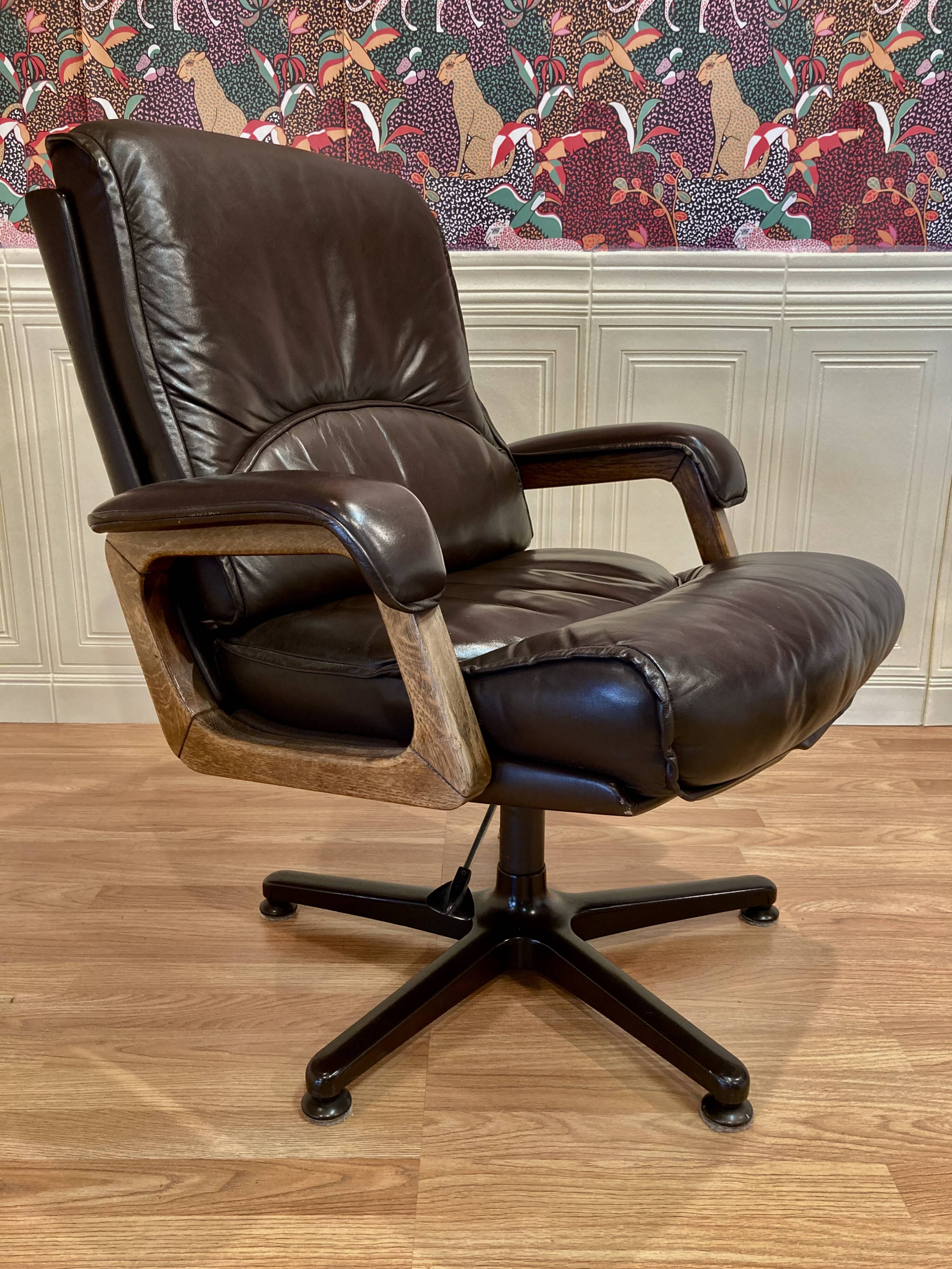 Armchair and its ottoman "Drabert" for "Gerd Lange" design 1960.