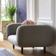 Moira armchair light grey fabrics ENO studio