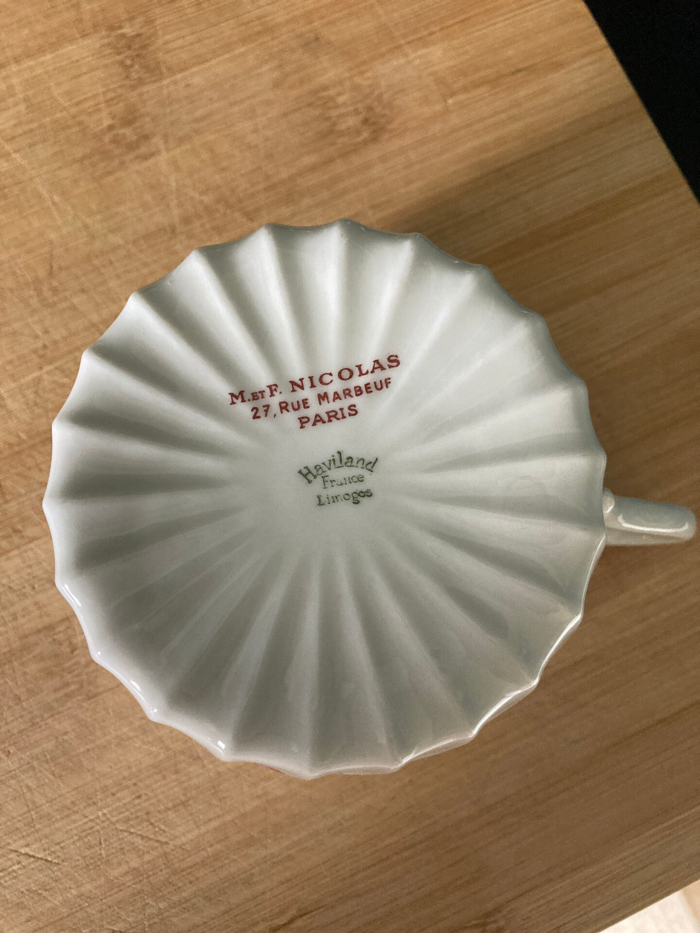 Haviland porcelain cup