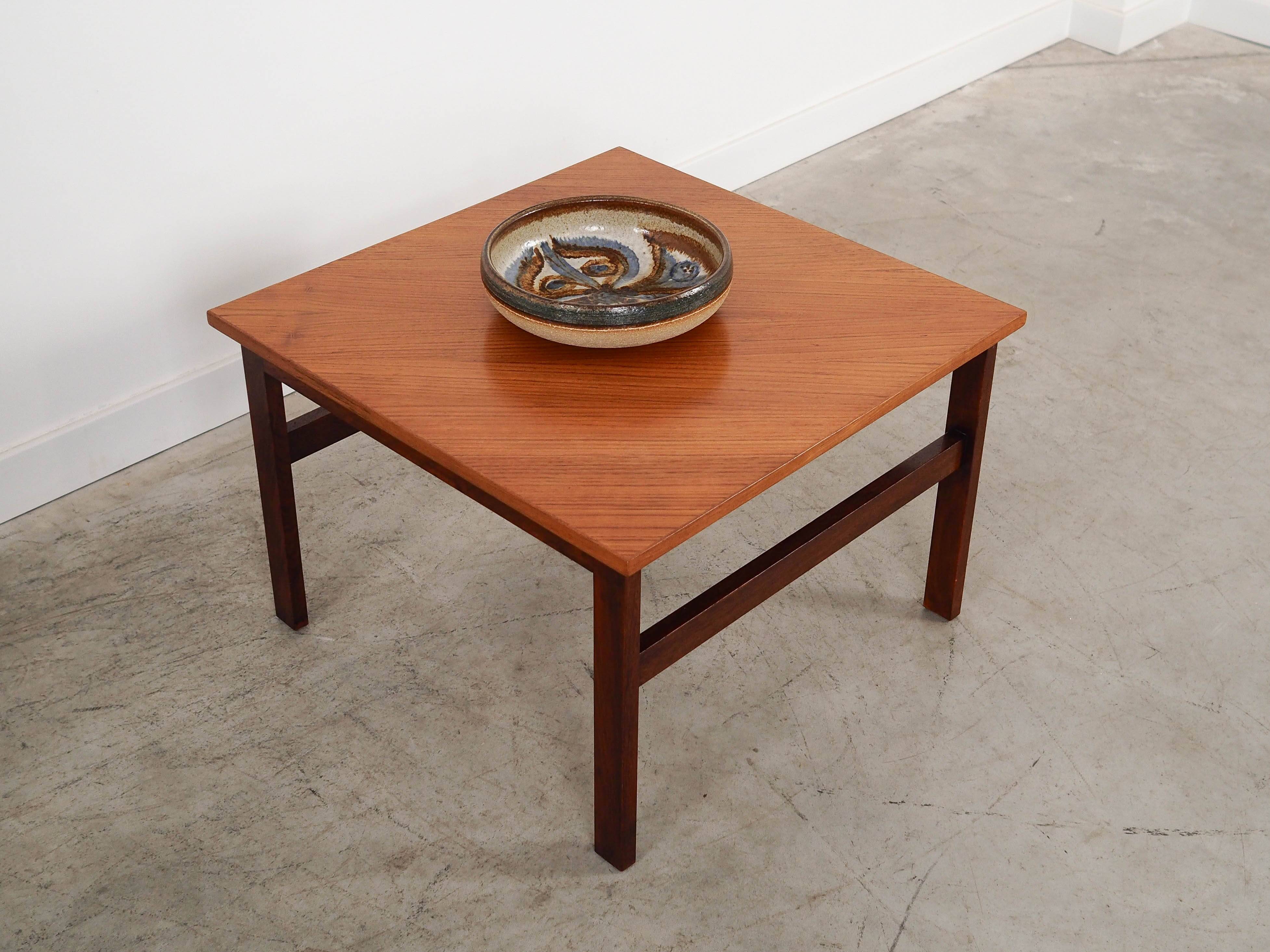 Mahogany coffee table, Danish design, 1970s, made in Denmark