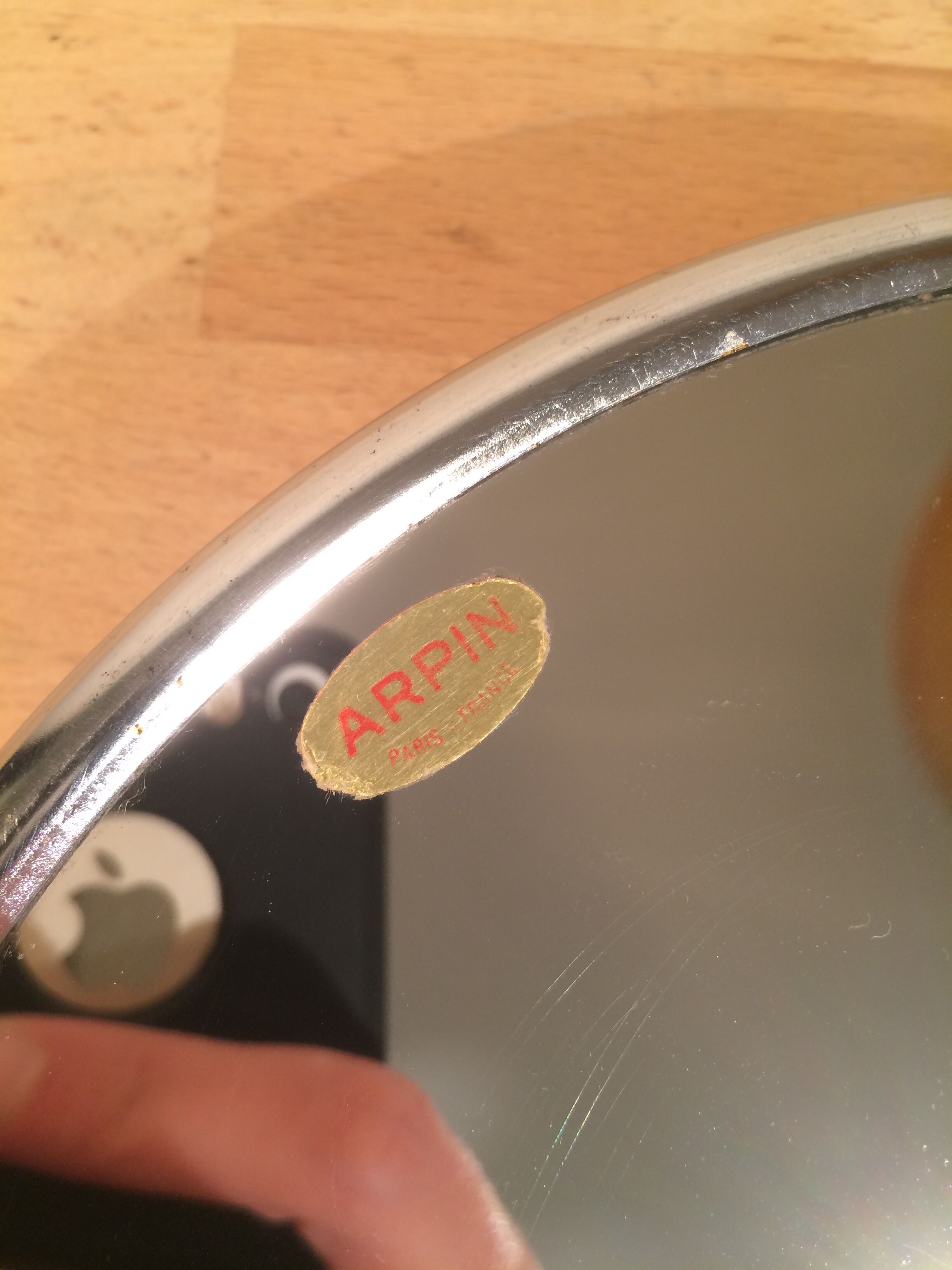 Miroir de barbier grossissant Arpin 24cm
