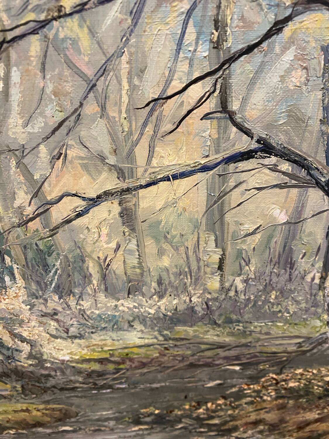 Oil painting on canvas Maurice BERNARD