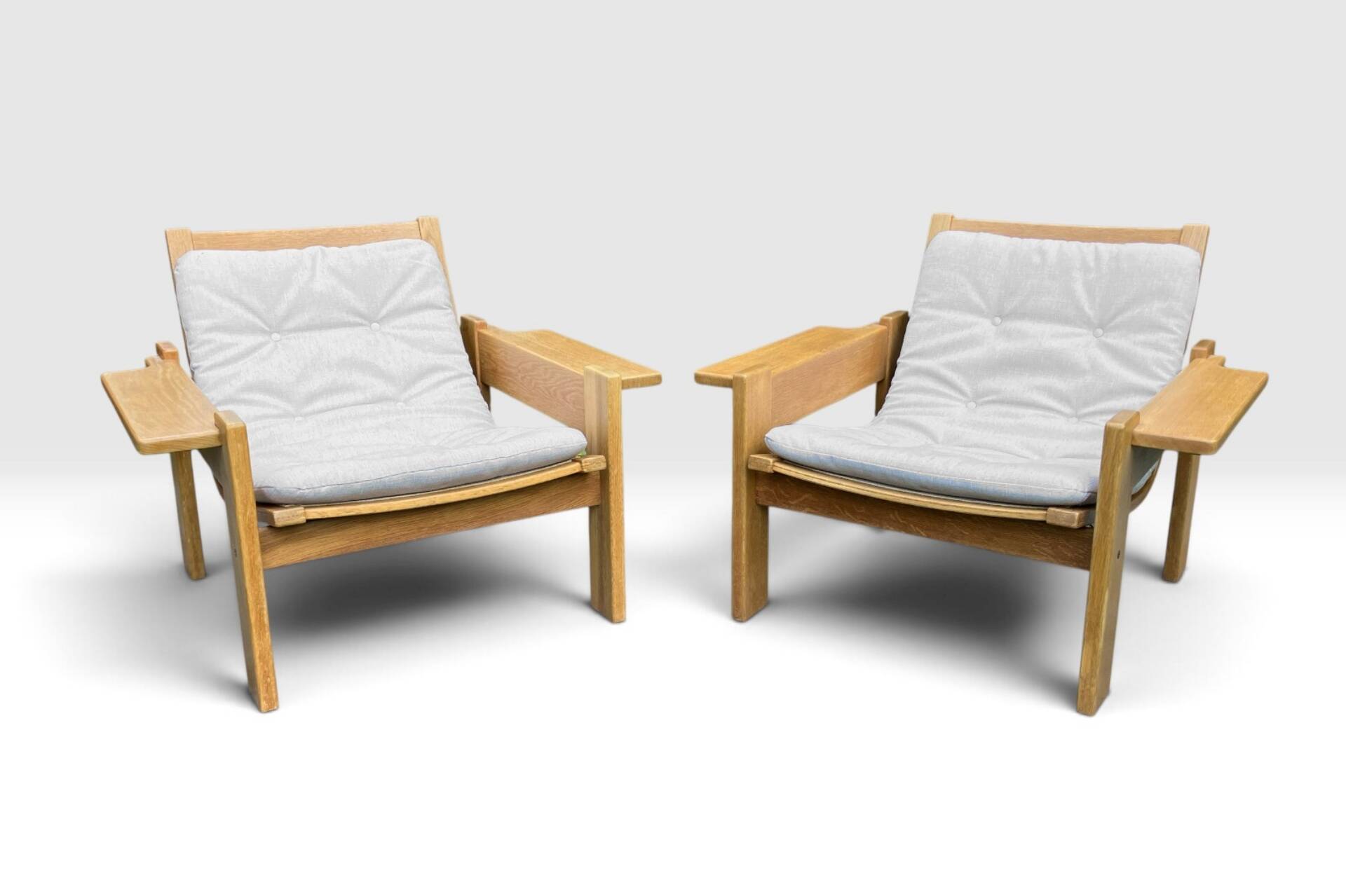 2 x Swedese "Kontra" armchairs Yngve Ekström vintage Sweden