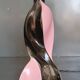 Large vintage 1960s ceramic lamp