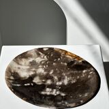 Dish in petrified wood