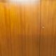 Wardrobe 1970 teak 4 doors half wardrobe half shelf 182 cm