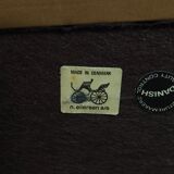 Canapé d’angle cuir 60 70 vintage