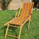 Chilean / vintage deckchair