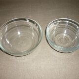 Set 1 bowl and 2 Duralex glass cups