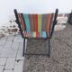 Duo de fauteuils pliant bois et toile