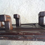 Wall coat rack solid oak 9 hooks