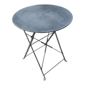 Steel round table