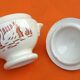 Dinette soup pot swan décor