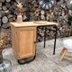 Vintage wood and metal desk